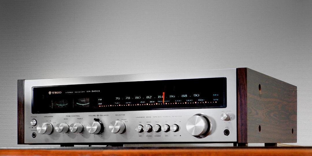 ☆70年代ビンテージ レシーバ― TRIO KR-3400Ⅱ ☆70年代ビンテージ レシーバ― TRIO KR-3400Ⅱ