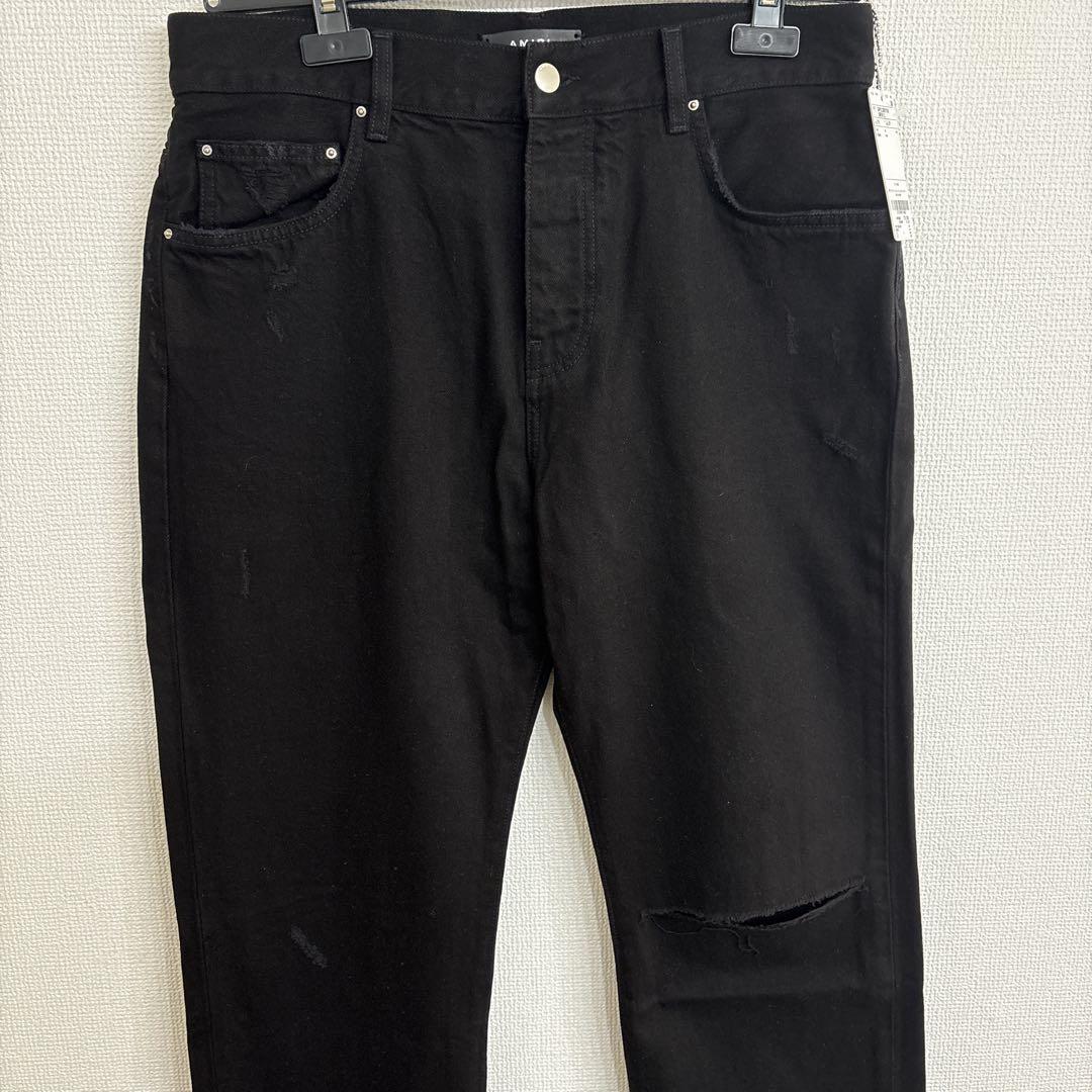 パンツ 32 AMIRI MA BAR POCKET STRAIGHT BLACK OD