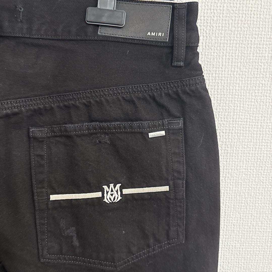 パンツ 32 AMIRI MA BAR POCKET STRAIGHT BLACK OD