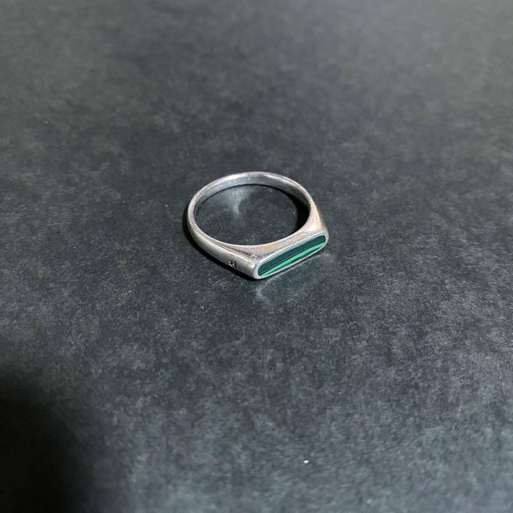 Tom wood Mario Ring Malachite トムウッドマラカイト