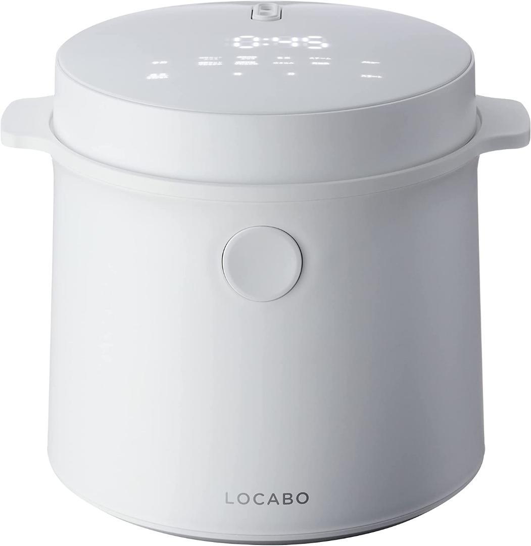糖質カット炊飯器 LOCABO ロカボ 炊飯器 糖質45%カット ホワイト 糖質カット炊飯器 LOCABO ロカボ 炊飯器 糖質45%カット ホワイト