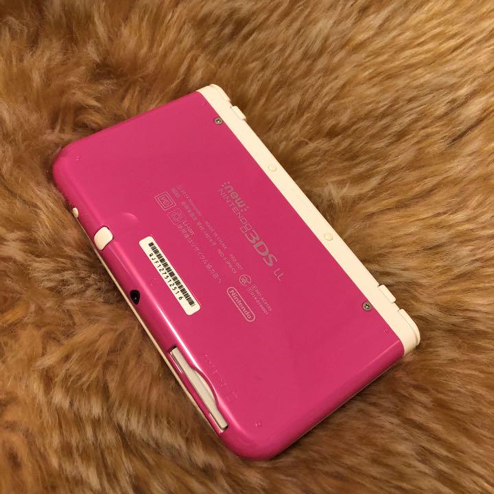 お買い得限定SALE 箱あり LL ピンク×ホワイト 4QTRj-m22345446363 Newニンテンドー3DS 定番豊富な