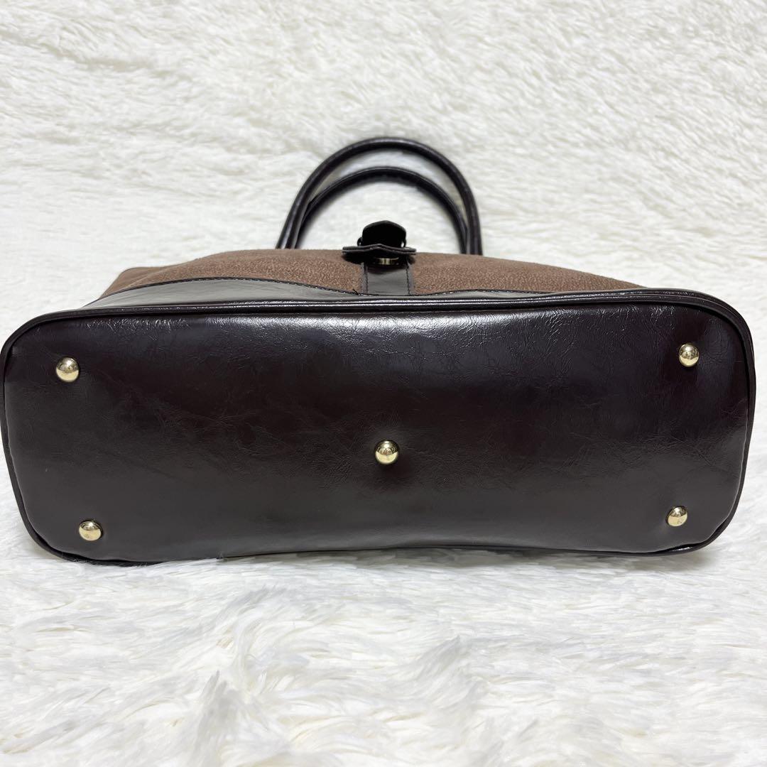 未使用級】HAMAMO 傳濱野 トートバッグ レザー スエード A4収納