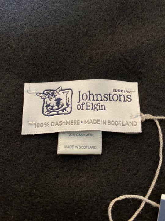 日本製在庫 ジョンストンズ JOHNSTONS OF ELGIN カシミヤ中判マフラー新品 6jyR3-m22352701423 低価定番