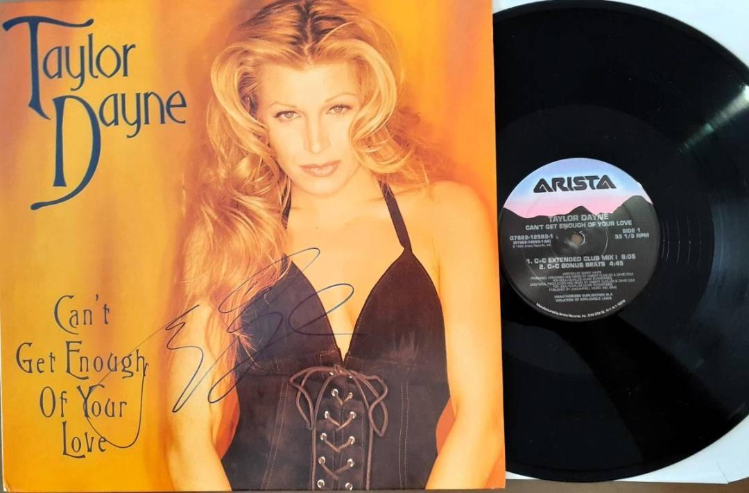 Taylor Dayne　あふれる愛を　直筆サイン入り US盤 12