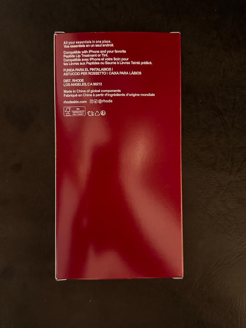 全機種対応】rhode iPhoneケース raspberry リップ付き