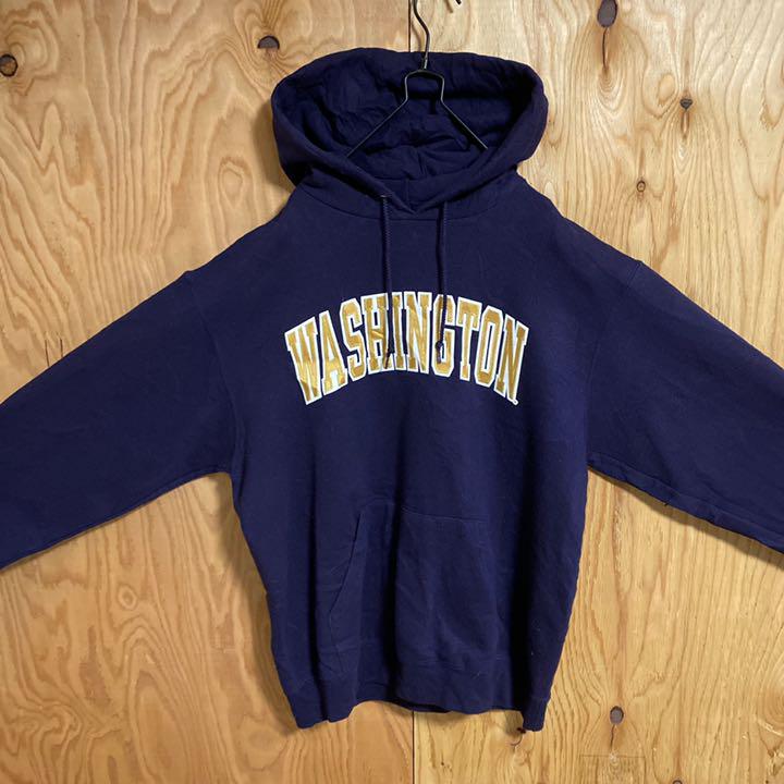 最安値国産 チャンピオン フーディ USA古着 90s 紫 hn8FG-m22362059975 ワシントン アメリカ パープル 限定品即納
