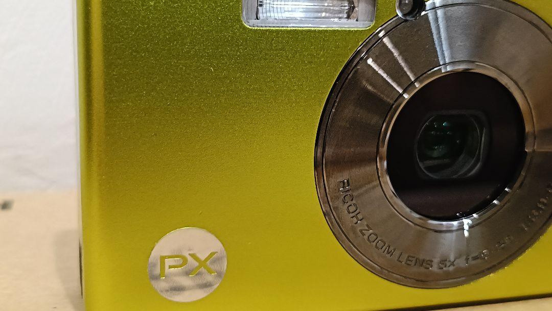 RICOH PX デジタルカメラ グリーン 動作確認済 中古