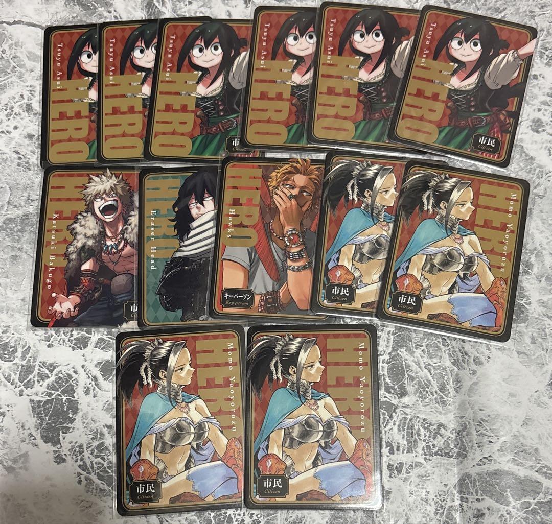 ヒロアカ 人狼 ホークス 相澤消太 爆豪 蛙吹 八百万 ジャンプショップ - メルカリ