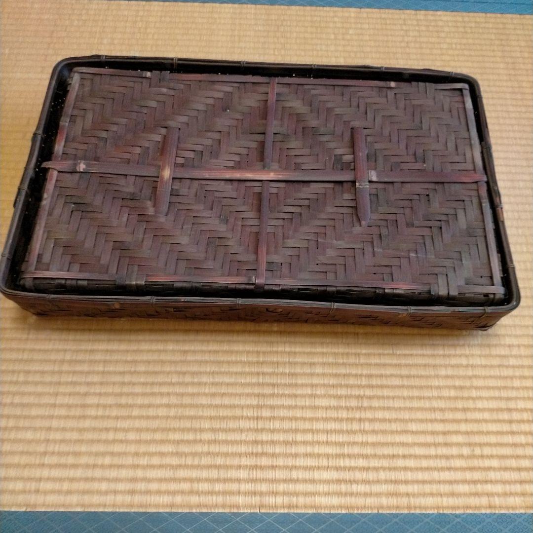 竹かご　乱れ籠　昭和レトロ　衣装ケース