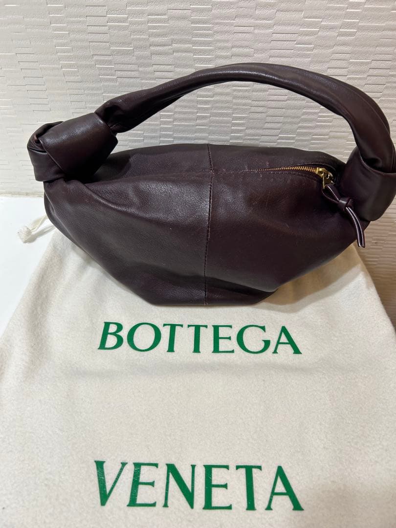 ボッテガヴェネタ ダブルノット レザー ミニ トートバッグ ハンドバッグBottega Veneta