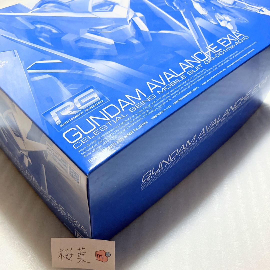 ガンプラ rg ガンダムアヴァランチエクシアダッシュ 未組立　内袋未開封