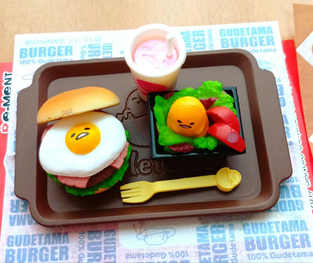 ぐでたま リーメント 8種類 バーガーショップ キッチン