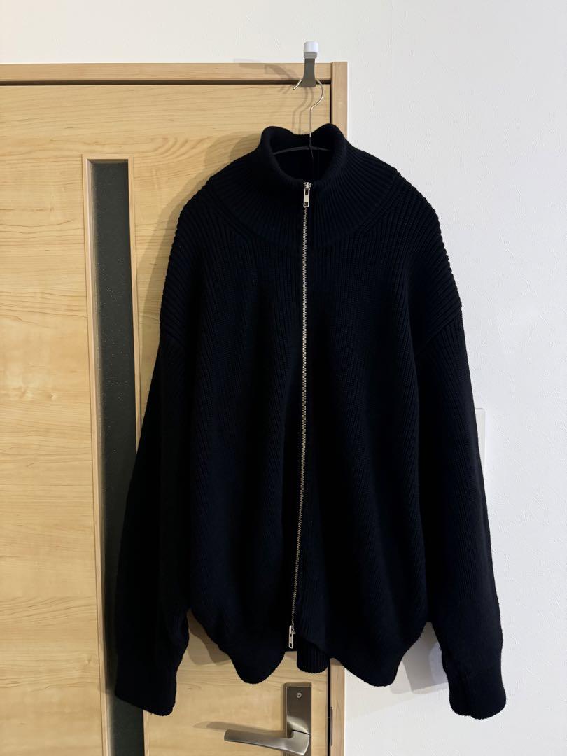 トップス stein OVERSIZED DRIVERS KNIT ZIP JACKET