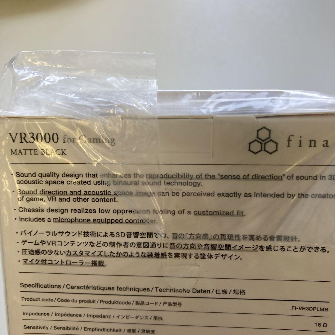 final VR3000 ゲーミングイヤフォン