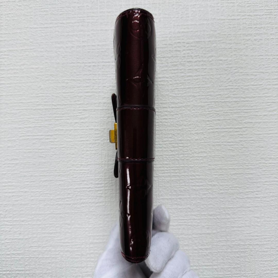 【限定品】ルイヴィトン ヴェルニ レディース 長財布 ポルトフォイユ サラ ヌー