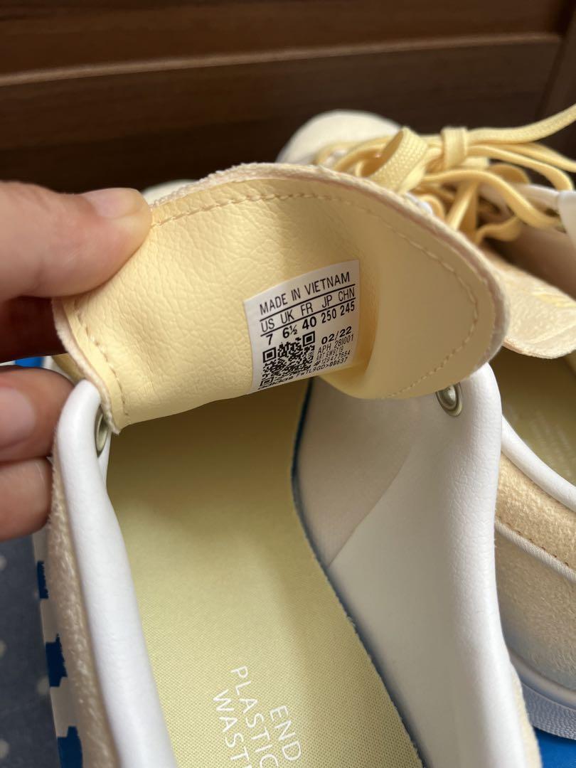 adidas 25センチ　シトロンイエロー　スタンスミス