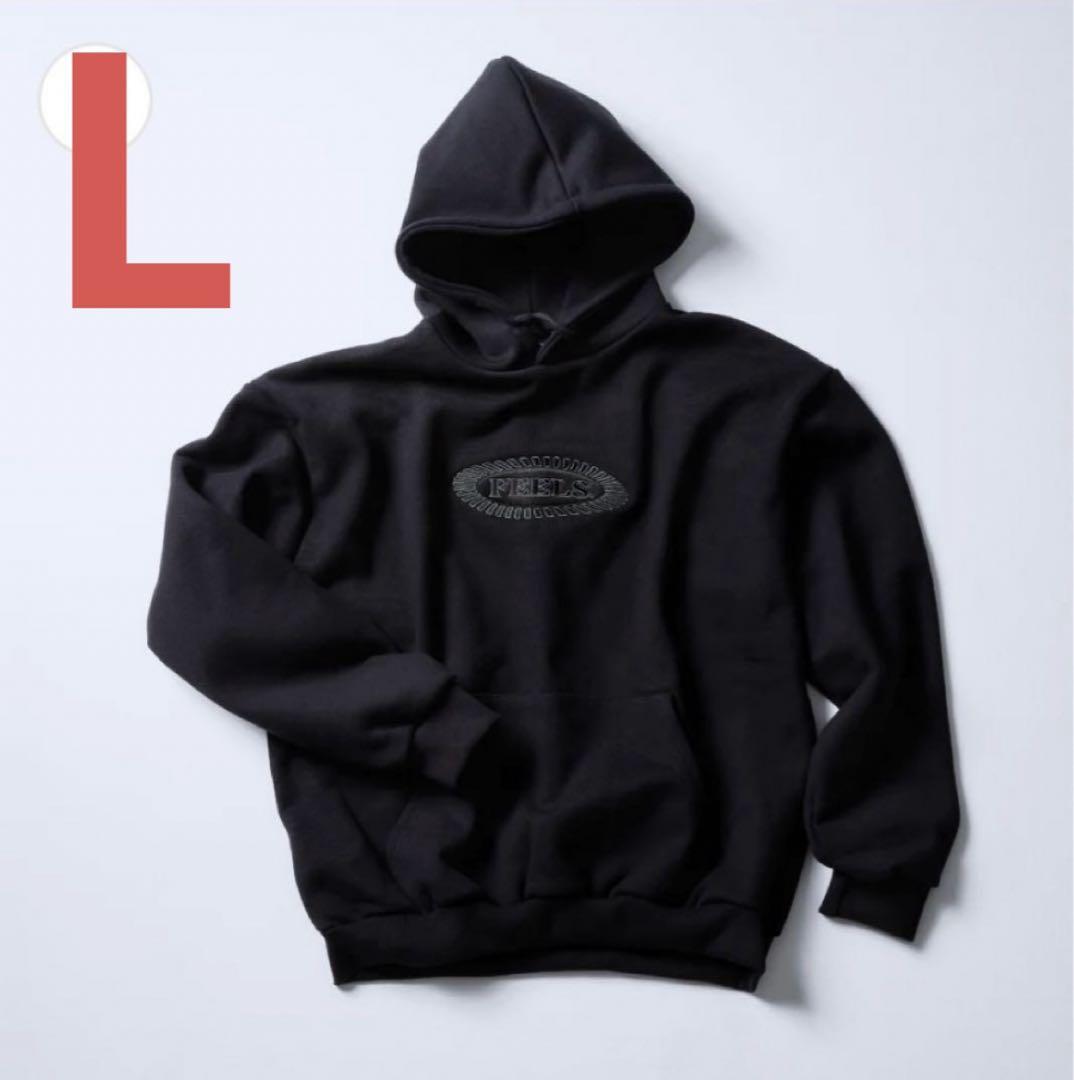 FEELS. HOODIE BLACK