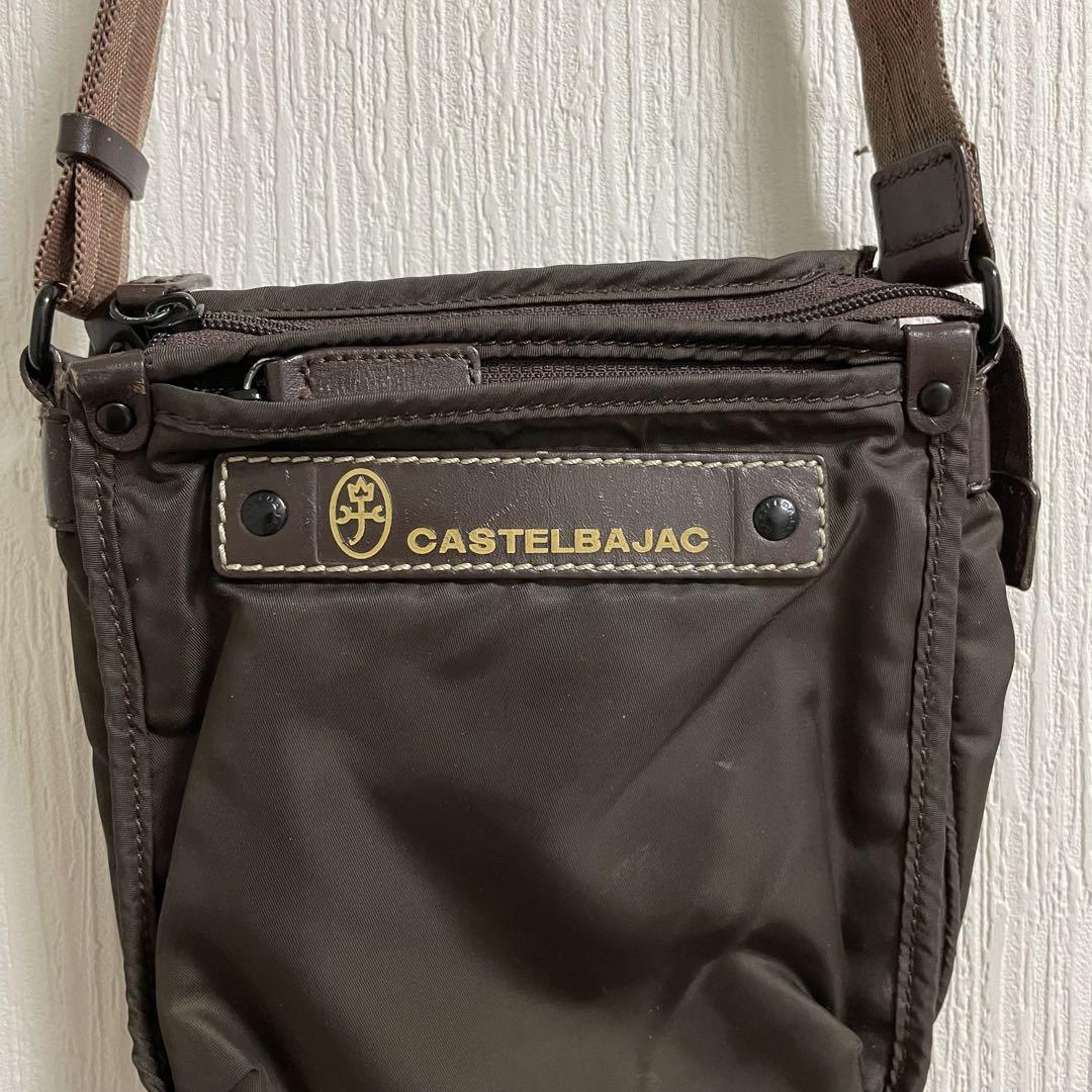 【冬バーゲン★】 CASTELBAJAC カステルバジャック ブラウン ショルダーバッグ バッグ
