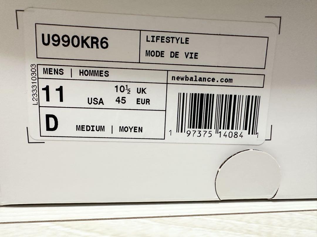 KITH New Balance 990V6 キス ニューバランス