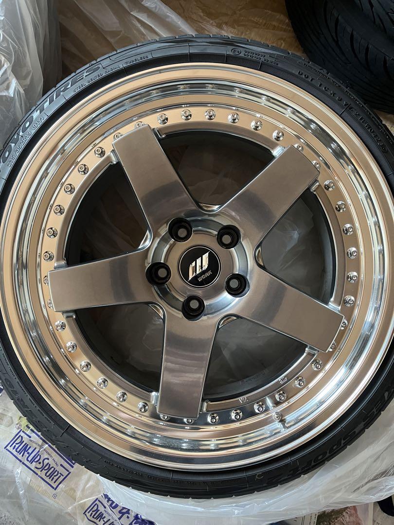 work ジスタンスw5s 19inch 9.5J ＋45