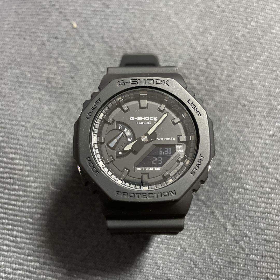 G-SHOCK CASIO ブラック腕時計 WR20BAR
