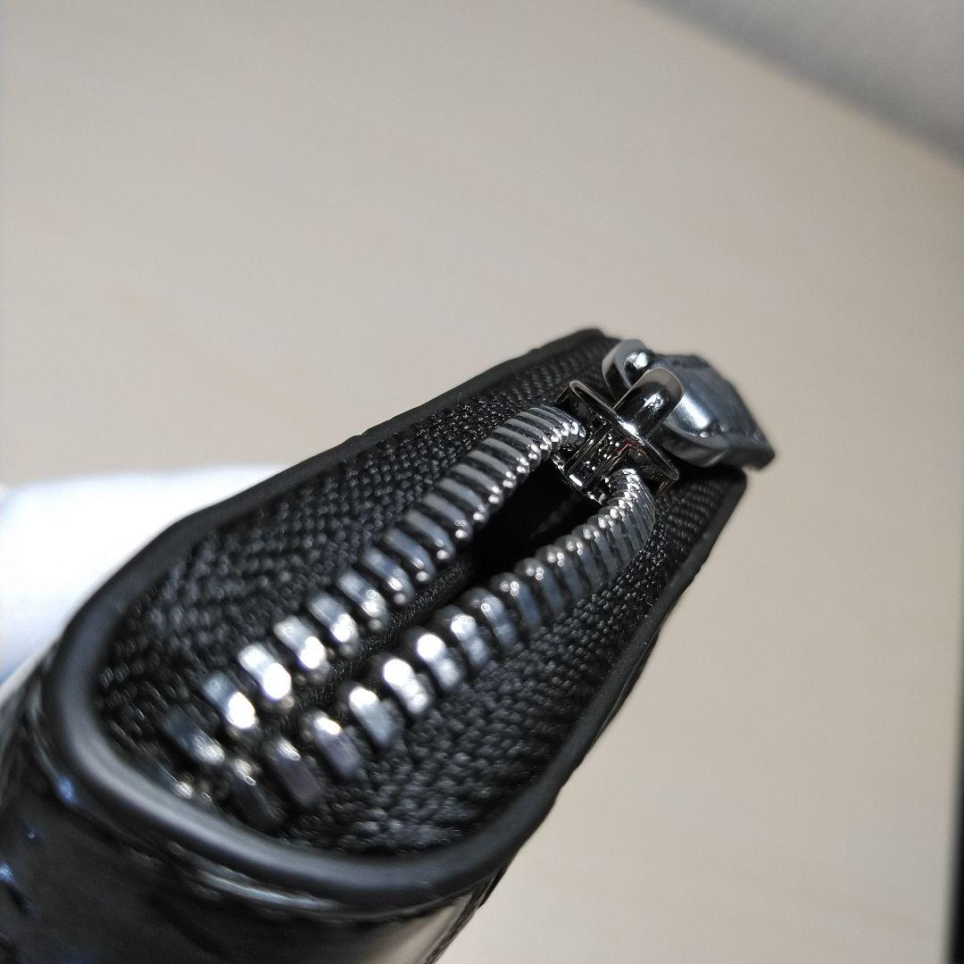 クロコダイル ゴジラ尾 センター取り一枚革 R.F.長財布 燻銀