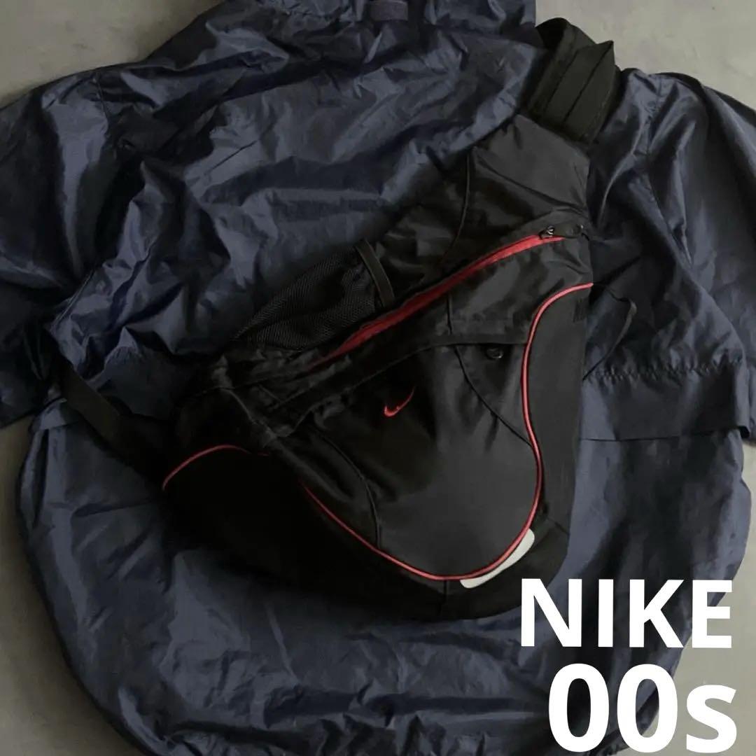 極上◎00s NIKE ワンショルダー　vintage レアモデル　BLACK