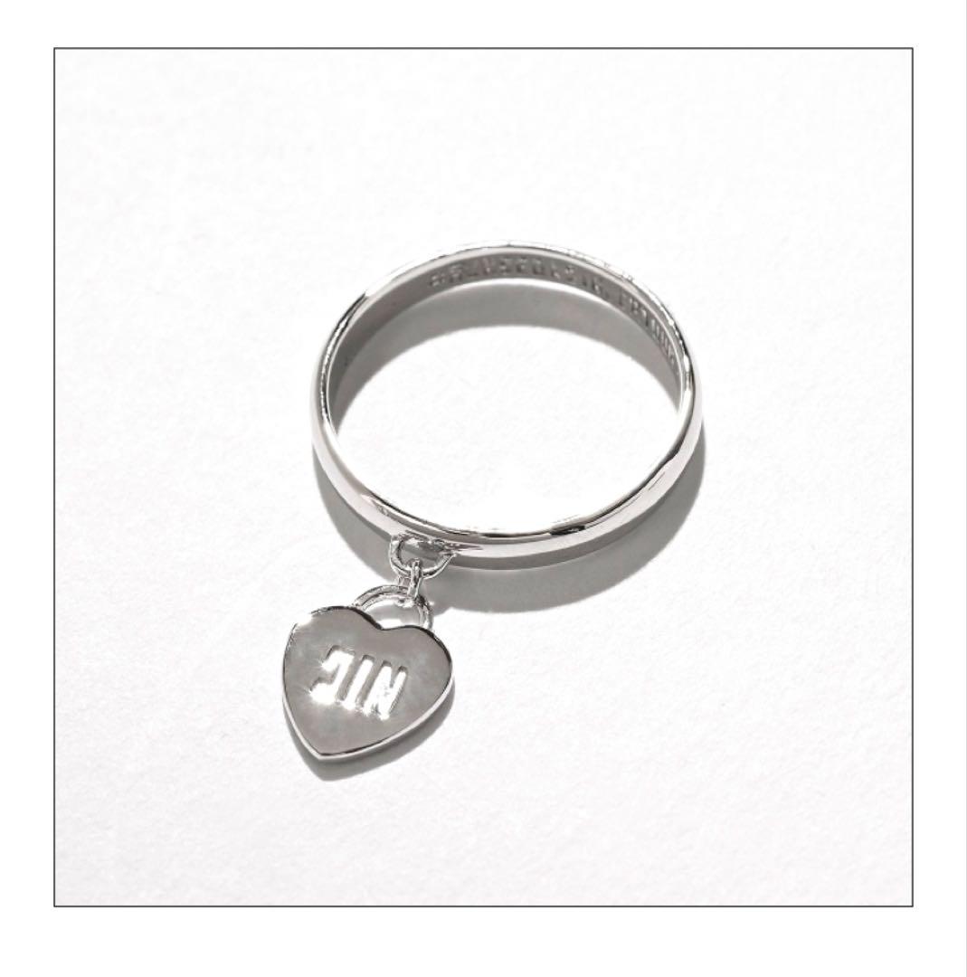 【新品未開封】BTS JIN ポップアップ ジン S 7号 トレカ付 リング 新品未開封】BTS JIN ポップアップ RING S 7号 トレカ付 リング