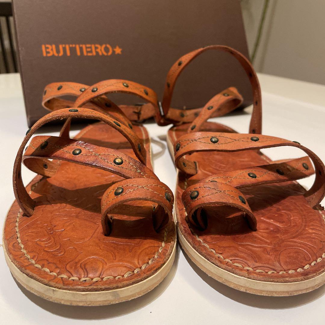 限定SALE定番人気 BUTTERO ブッテロ レディース フラットサンダル JQXiB-m22383066439 低価超歓迎