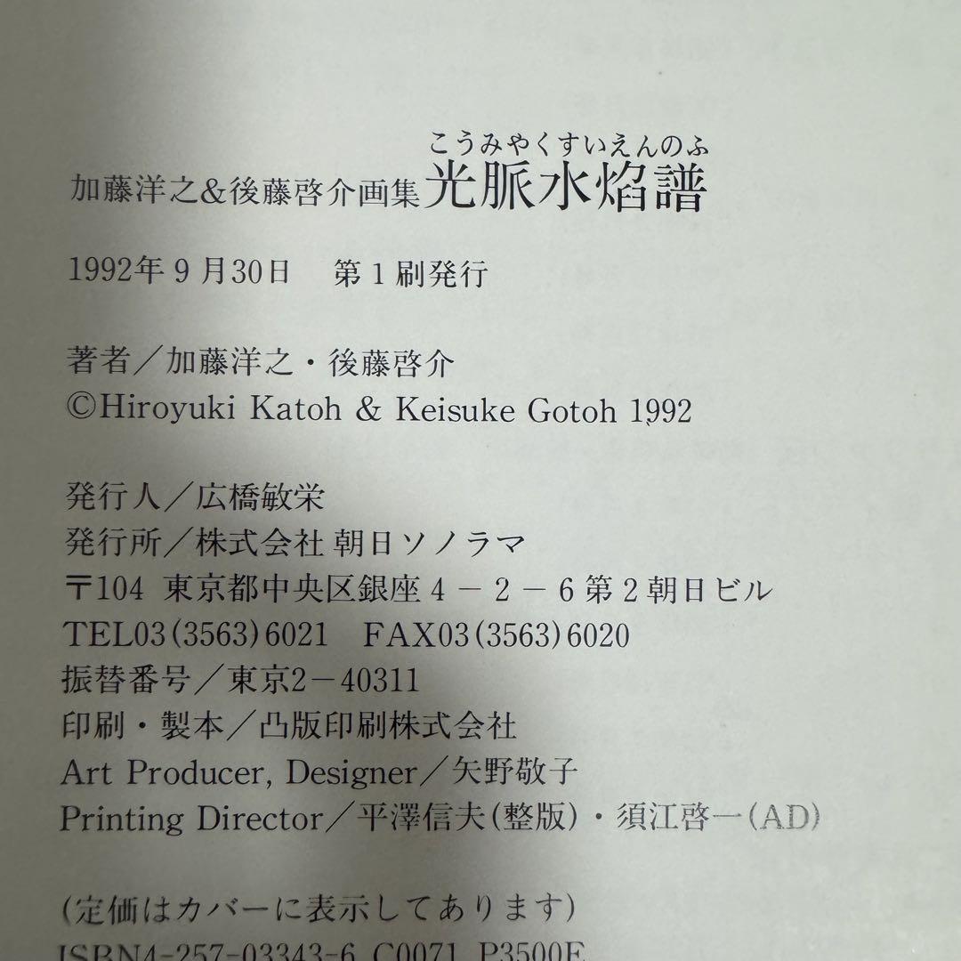 加藤洋之 光脈水焔譜 - メルカリ
