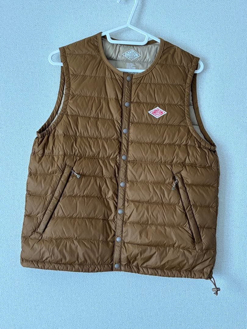 DANTON キルティングダウンベスト　サイズ34