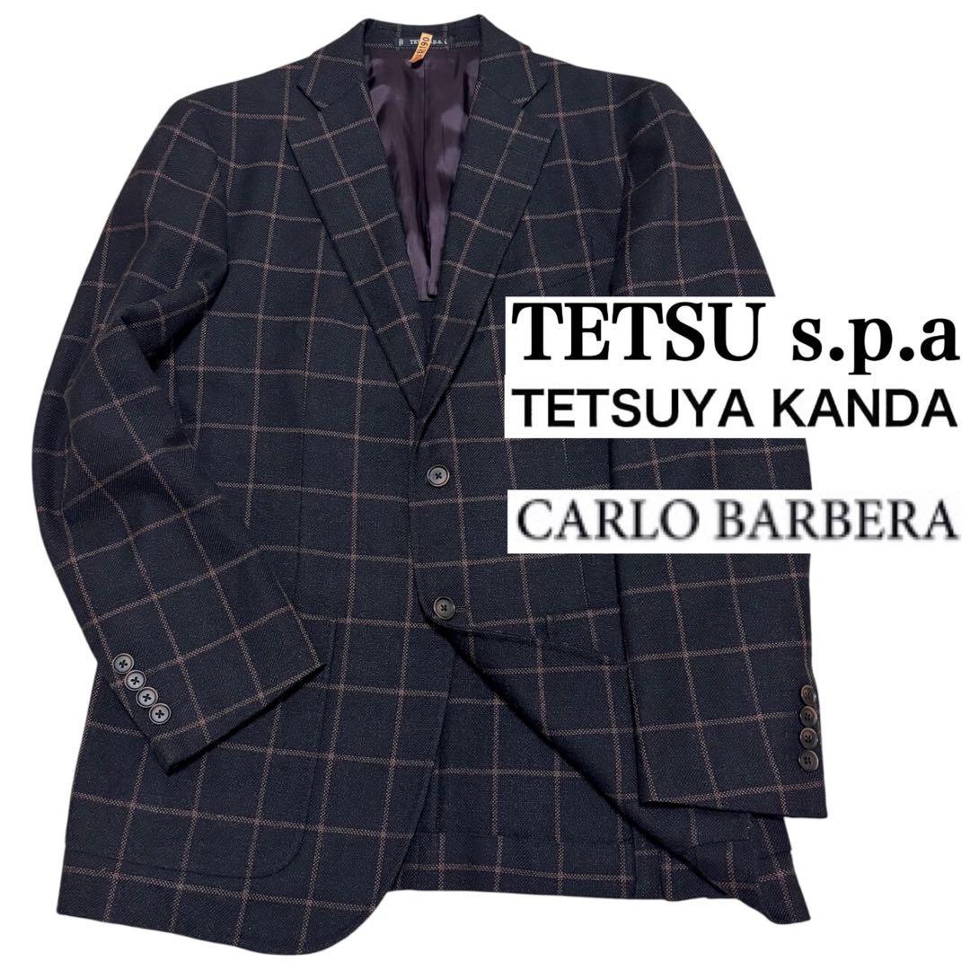 良品■TETSU.s.p.a テツヤカンダ■カルロバルベラ カシミヤ ジャケット