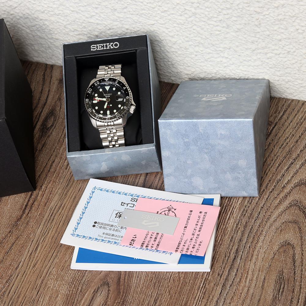 5263 未使用 SEIKO5 SPORTS GMT SSK001 自動巻