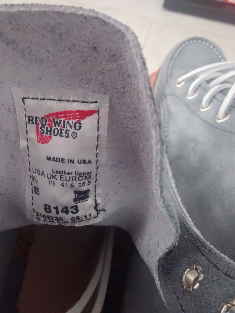 グレー26.5cm・RED WING