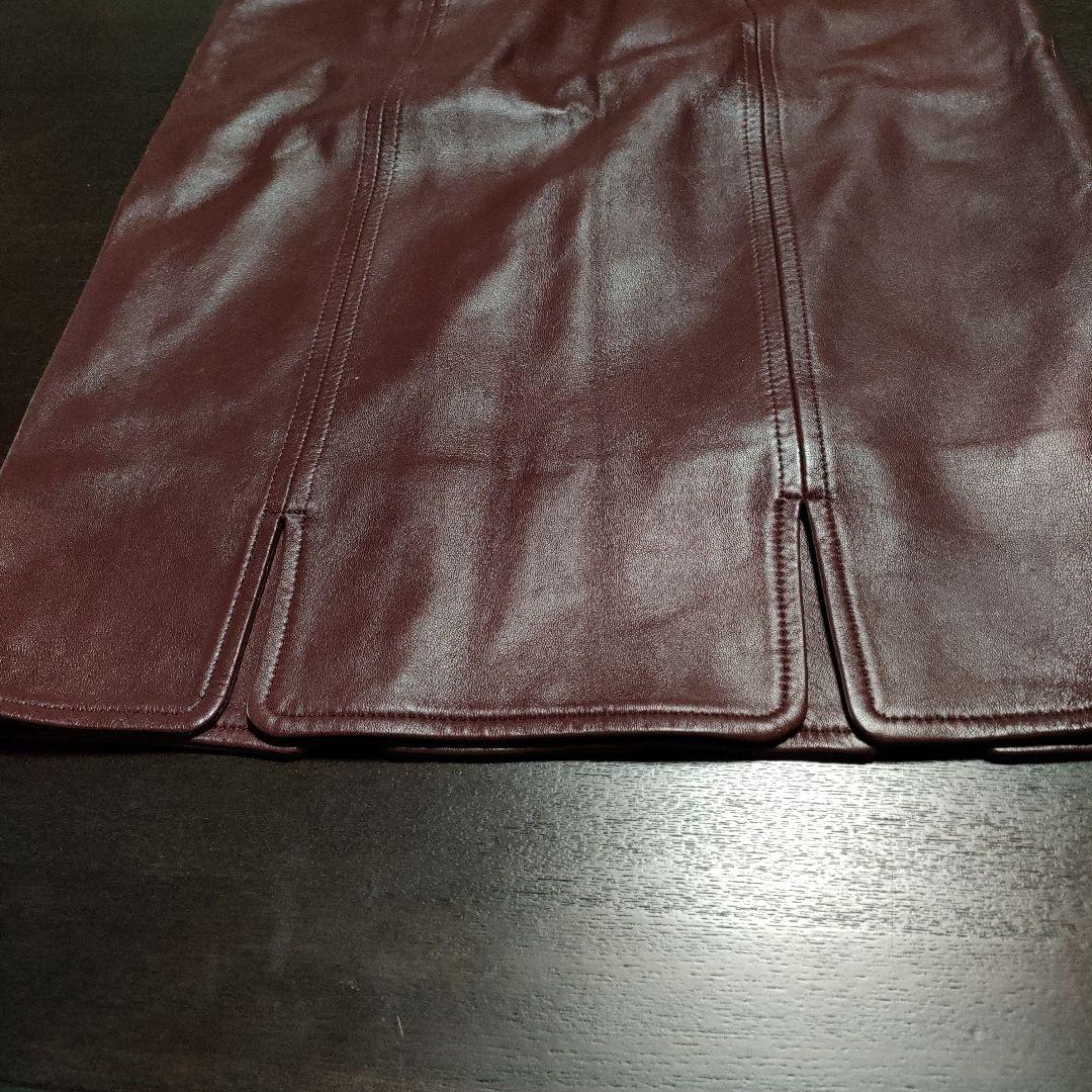 皮スカート