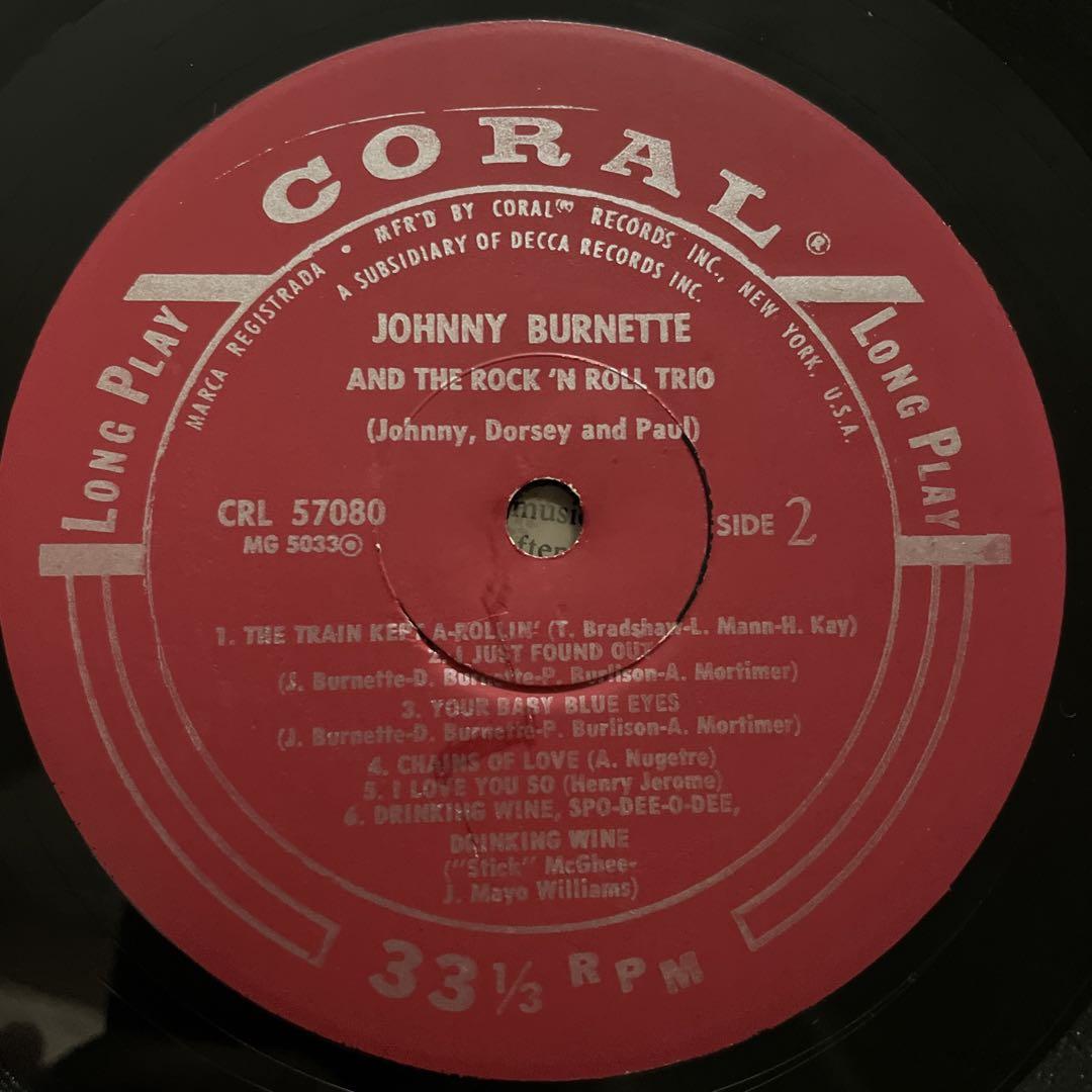 Johnny Burnette Rock 'N Roll Trio レコード