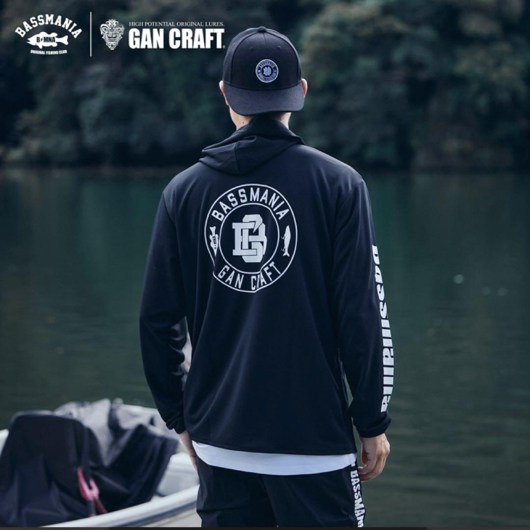 GANCRAFT×BASSMANIA GANMANIAドライ　ZIPパーカー
