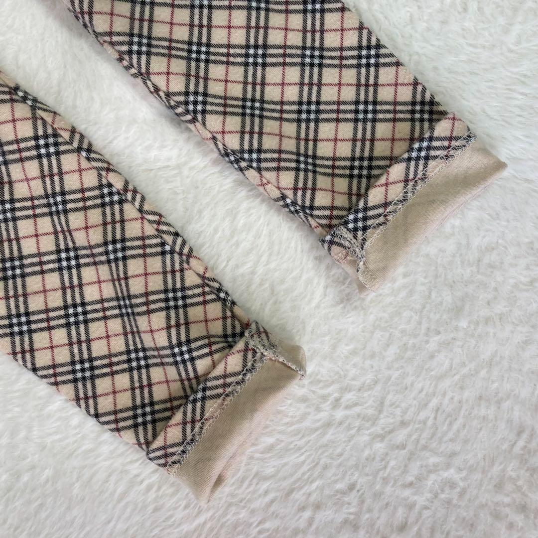 BURBERRY - バーバリー ホースロゴ刺繍 ノバチェックパーカー M