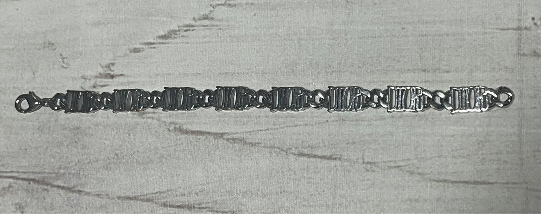 DIOR×SHAWN STUSSY LOGO CHAIN BRACELET