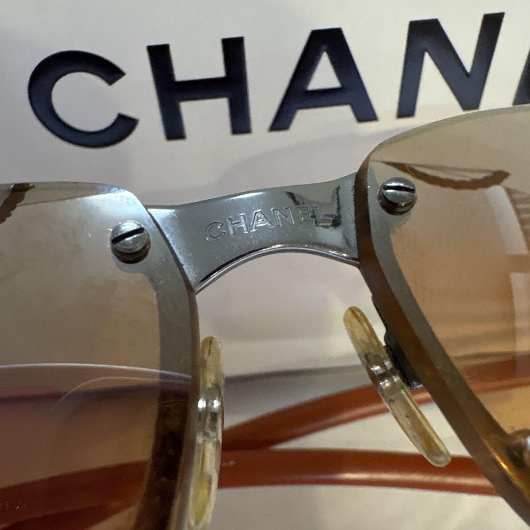 CHANEL サングラス 4066-B c.232/7H アンダーリム - メルカリ