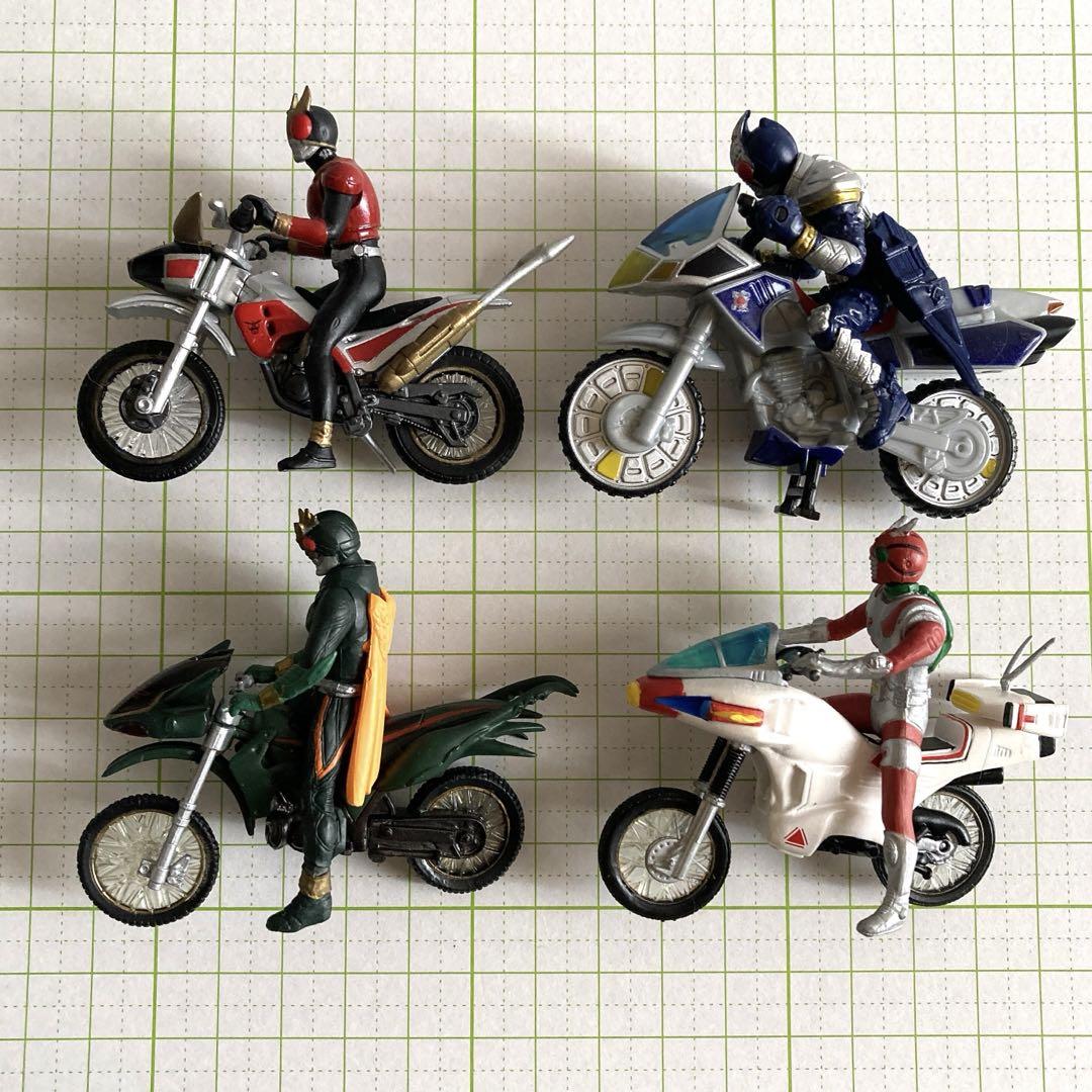 仮面ライダー バイク フィギュア 4体 - メルカリ