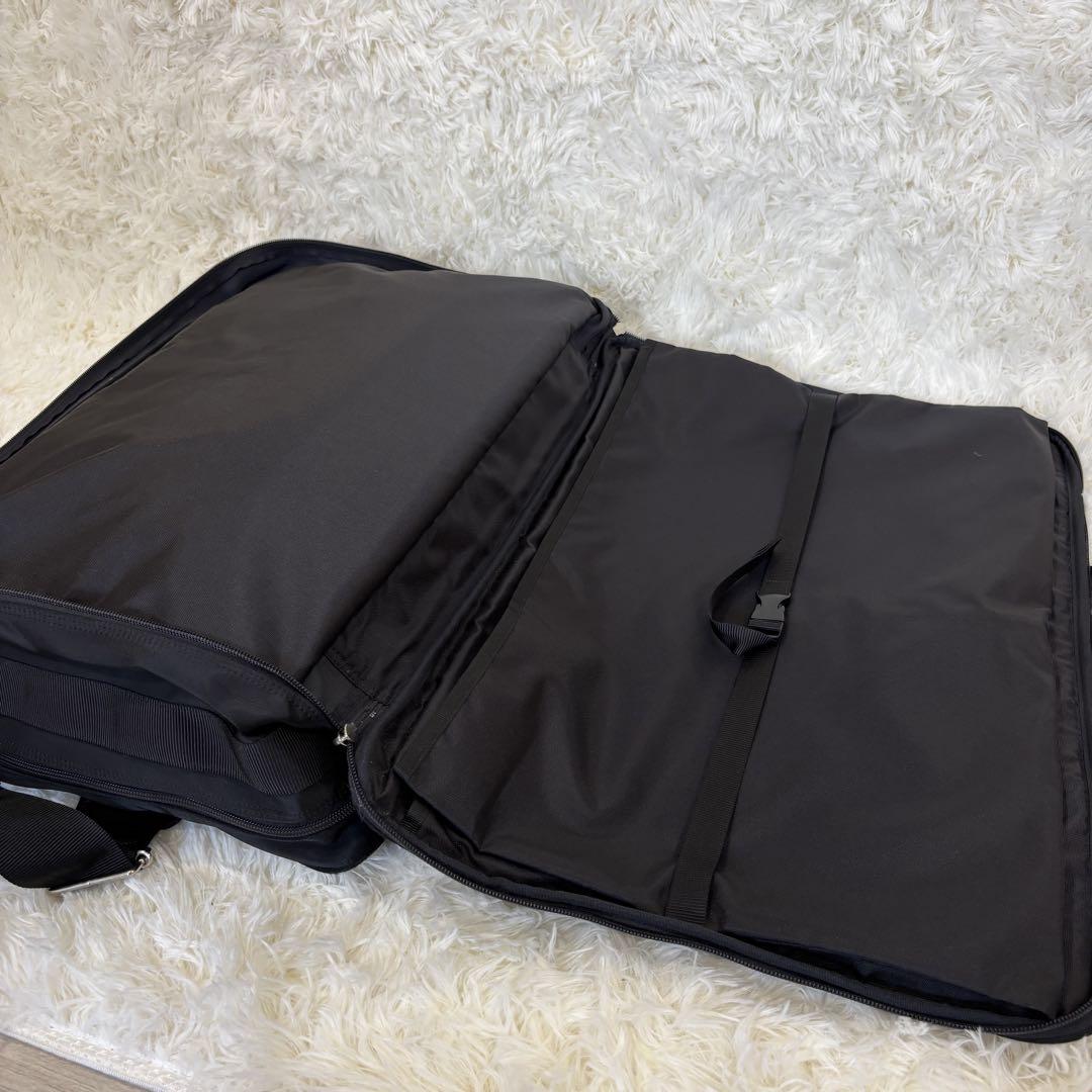 【極美品】ポーター 特大容量 2way トランク ガーメントボストンバッグ 黒