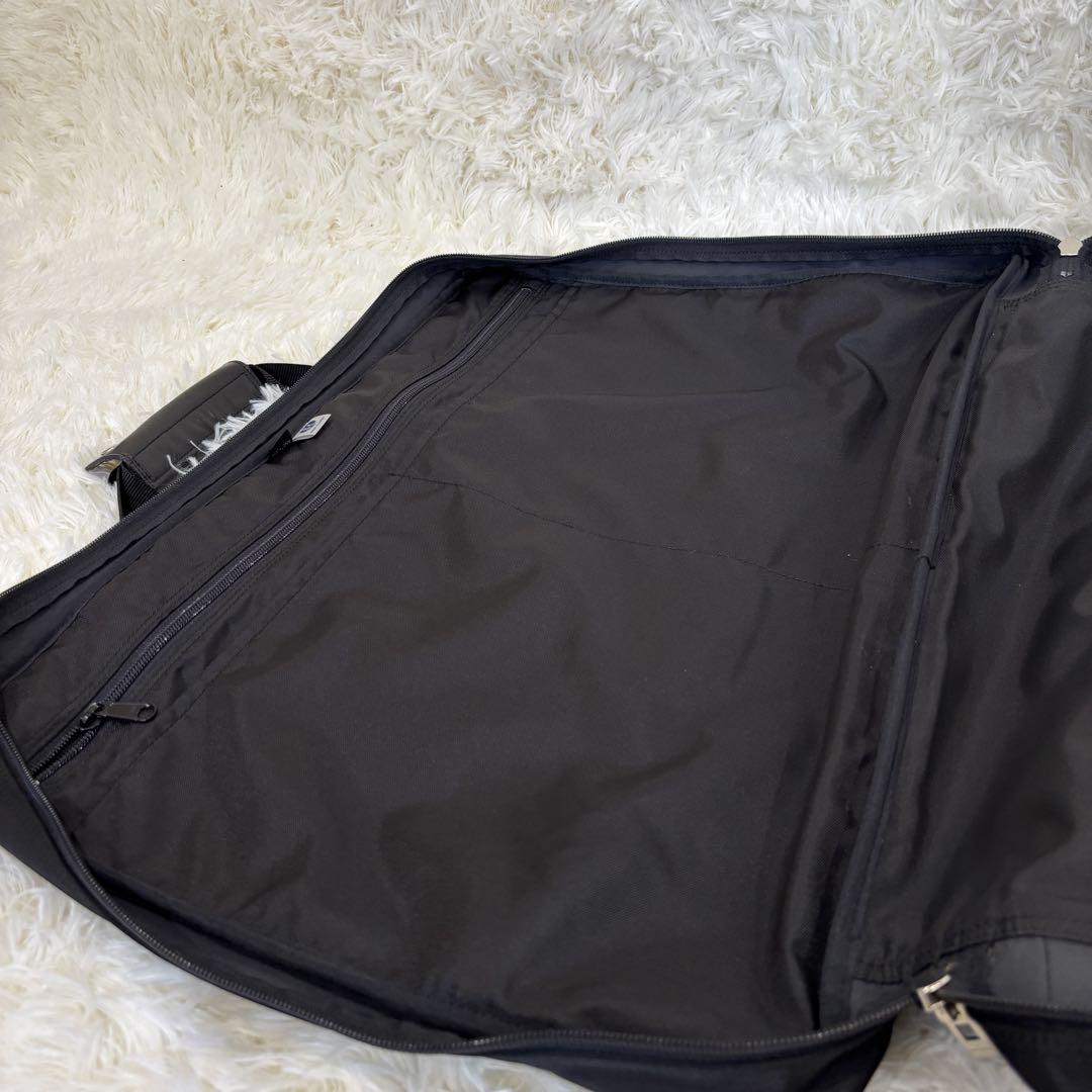 【極美品】ポーター 特大容量 2way トランク ガーメントボストンバッグ 黒