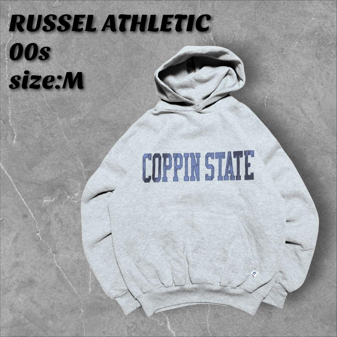 ラッセルアスレティック CoppinState パーカー M グレー 00s短丈