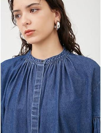 極美品✨ ミラオーウェン ボウタイ付き袖ボリュームデニム