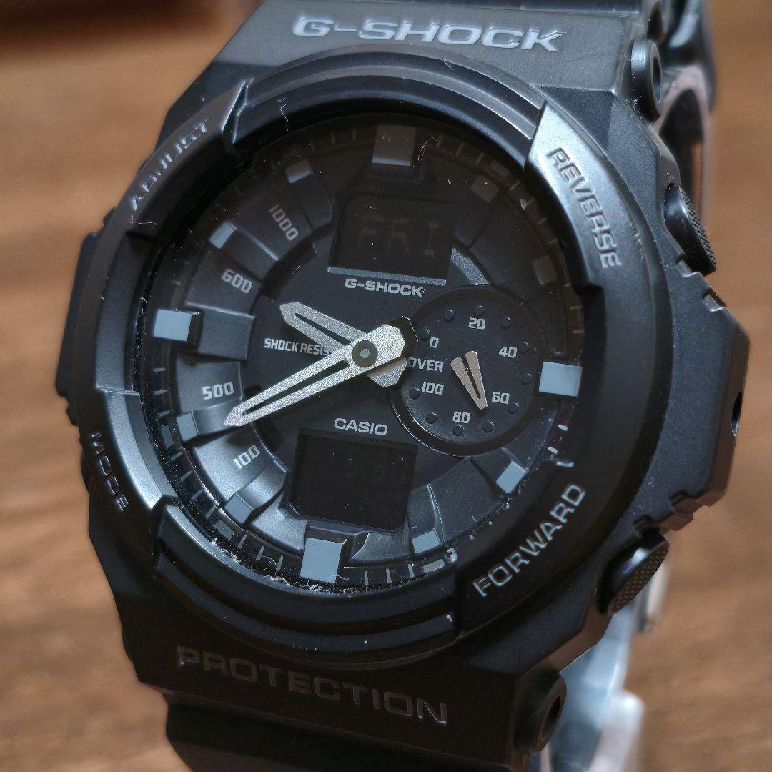 超美品 CASIO G-SHOCK GA-150-1AJF 電池交換 異常無