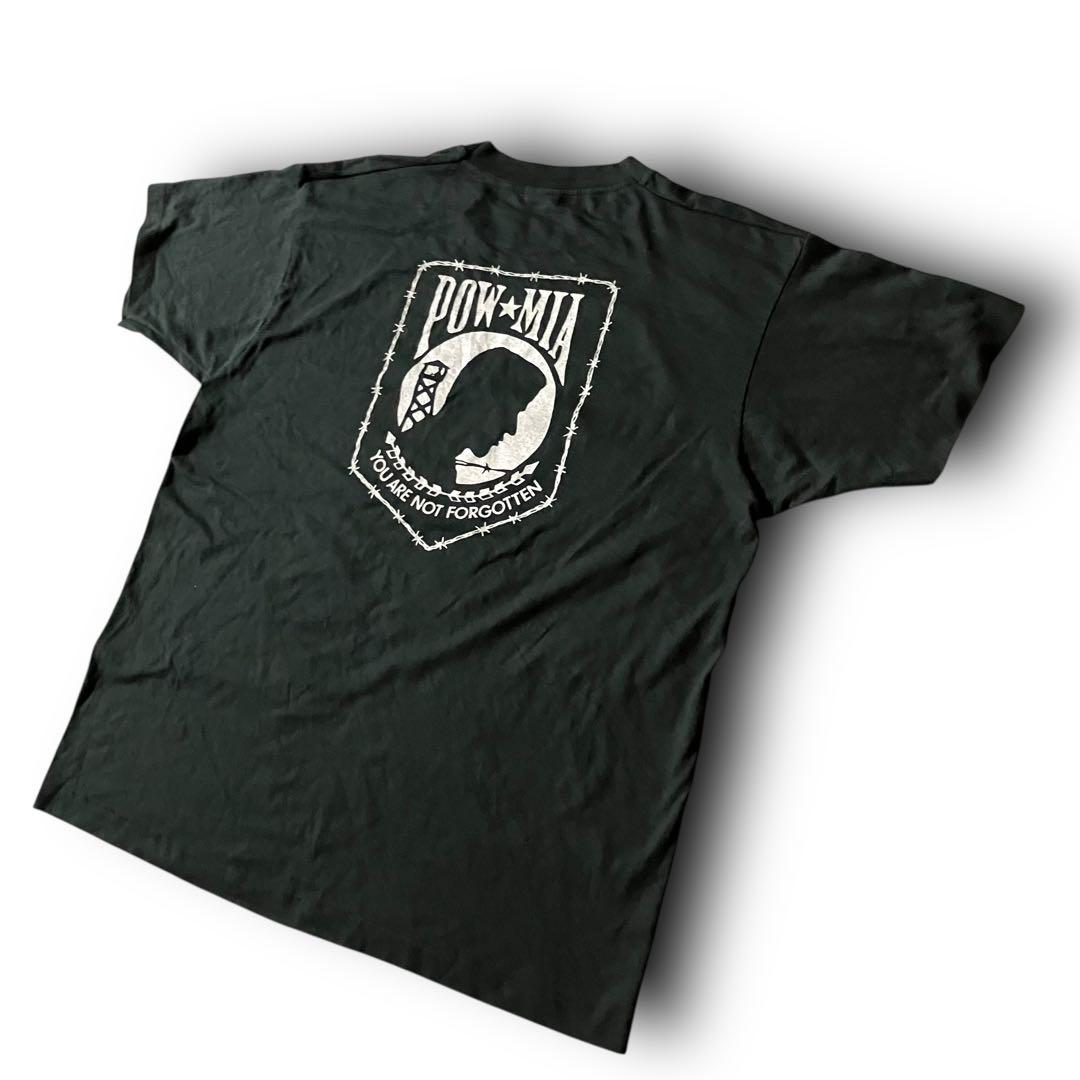 USA製90年代フルーツオブザルームTHE WALL希少ロゴTシャツ黒Tシングル