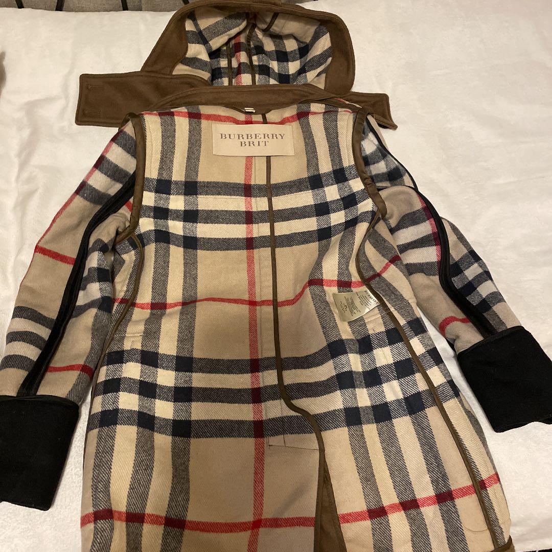 新作再入荷 Burberry レディース ノバチェック pxJ8C-m22418054184 Brit ダッフルコート 豊富な大人気