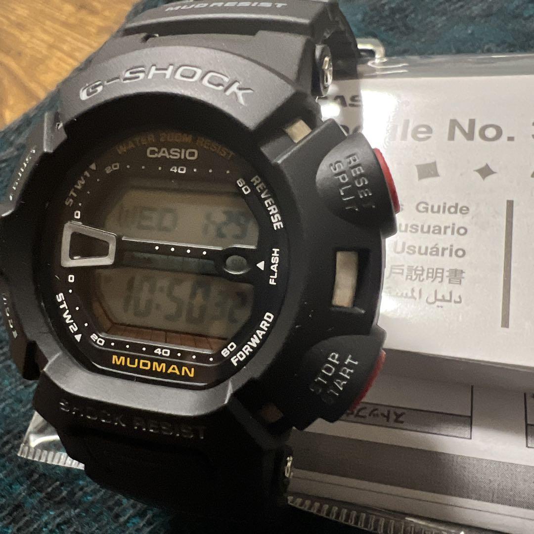 【美品】CASIO G-SHOCK MUDMAN 腕時計(デジタル) ブラック